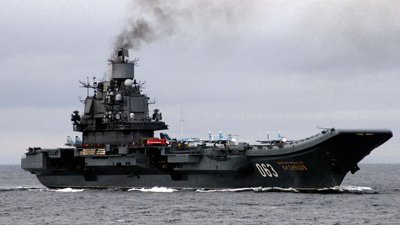 На борту авианосца «Адмирал Кузнецов» вспыхнул пожар