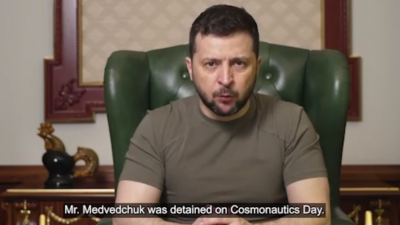 В Кремле ответили на предложение Зеленского обменять Медведчука на пленных нацистов