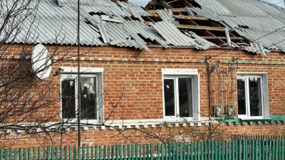 Снаряд ВСУ пробил крышу в жилом доме под Белгородом