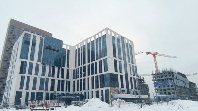 Здание новой поликлиники в Академическом почти готово к открытию