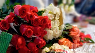 К 8 Марта в Екатеринбург привезли больше 20 тонн цветов