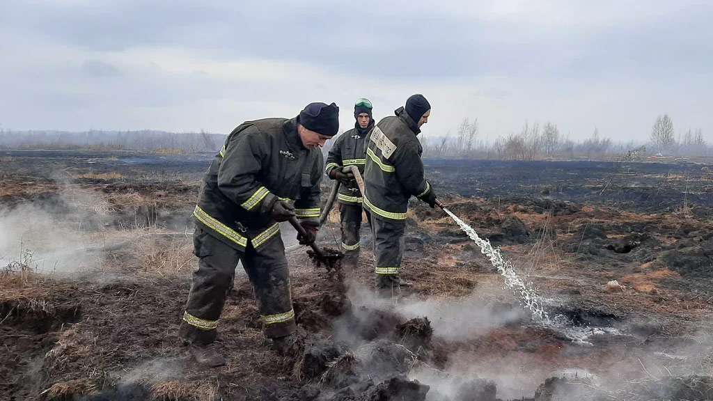 Под Екатеринбургом потушили один из торфяных пожаров