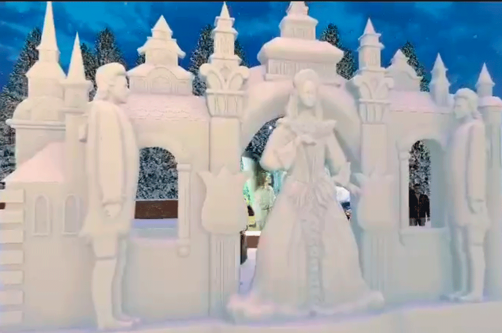 Новый День: Ледяной малахит: в Челябинске представили проект новогоднего городка